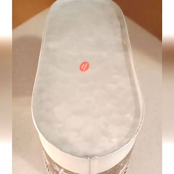 🩷Galvanized Christmas W/Burlap Cheer  Decoration. Christmas Card Holder/Planter - Picture 4 of 5